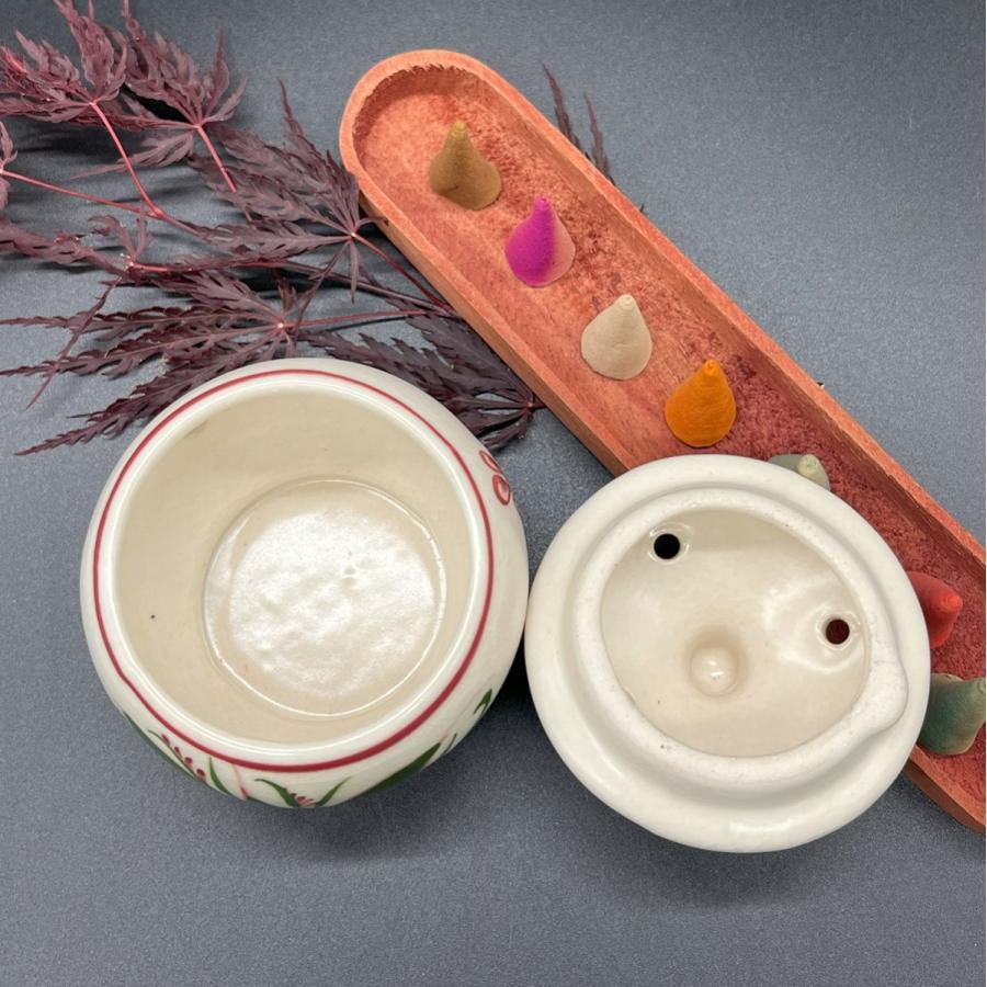 香炉 バッチャン焼き 陶器 お香立て おしゃれ お香 コーン 香炉 バッチャン焼き 陶器 お香立て おしゃれ お香 コーン