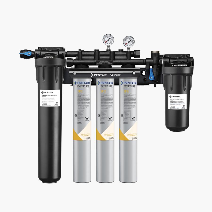 エバーピュア浄水器 ハイフローCSRトリプル 大容量処理可能・フィルタ