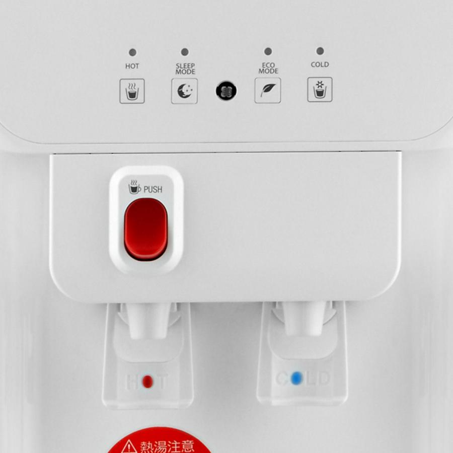 ガロンボトル用卓上型ウォーターサーバー SB19A1ホワイト 専用8リットルボトル2本つき|vievi-eaudevie|02