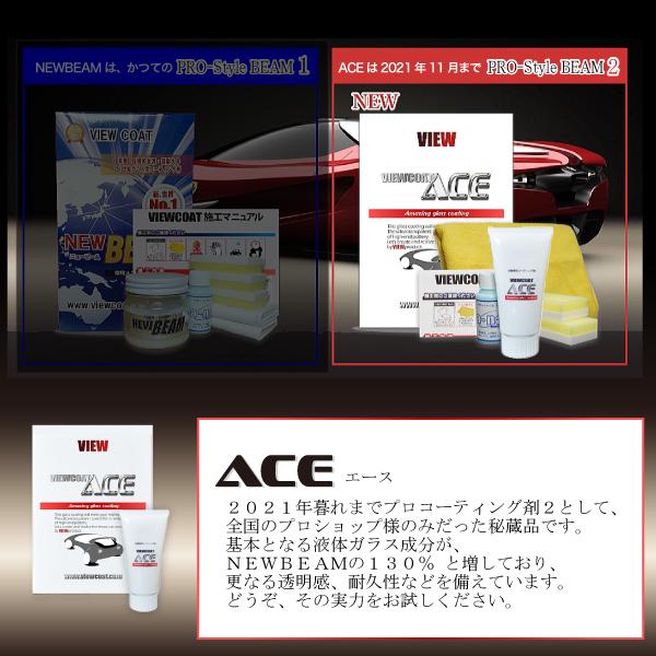【ACE+DS】「ビューコートACE 100g&ドデンスターセット」 水垢落とし ガラス系コーティング剤【期間限定10%増量中!】|viewcoat|02