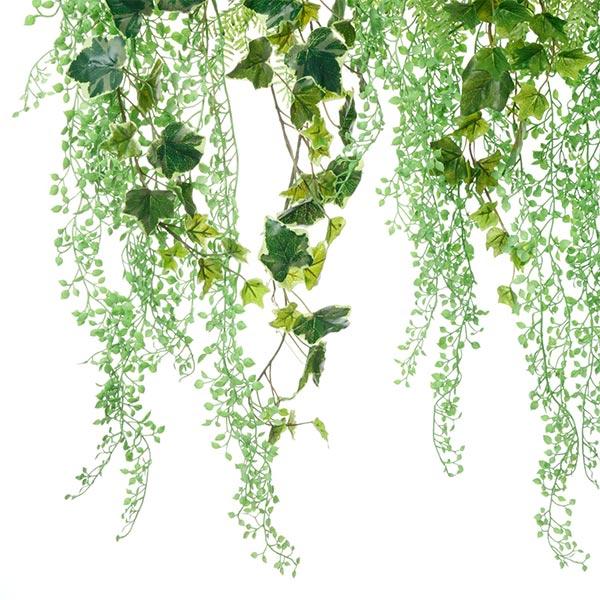 光触媒　人工観葉植物　フェイクグリーン　壁掛けライムアイビーロング4030 壁に掛けれる 観葉植物 光触媒加工 フェイクグリーン 造花 ケーアイ