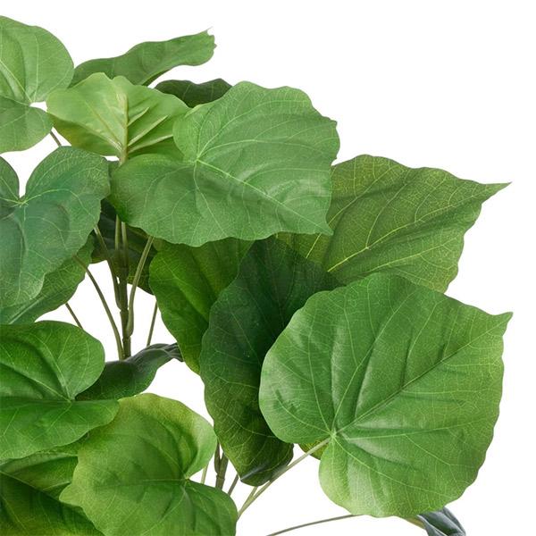フェイクグリーン 観葉植物 人工観葉植物 造花 卓上 フェイク インテリア リアル おしゃれ ウンベラータ ジュートポット 63cm リビング PRGR-1516 GREENPARK 玄の画像