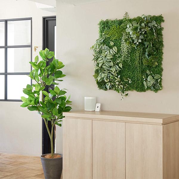 フェイクグリーン 観葉植物 人工観葉植物 造花 壁掛け グリーンパネル