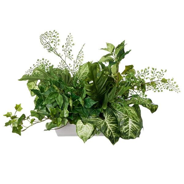 フェイクグリーン 観葉植物 人工観葉植物 造花 卓上 グリーン カウンター パーテーション カラジウム アイビー ブロッサムリーフ 3個セット PRGR-1414 GREENPARK_4
