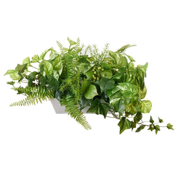 フェイクグリーン 観葉植物 人工観葉植物 造花 卓上 カウンター パーテーション 白斑入りポトス タマシダ ミリオン Low 3個セット おしゃれ PRGR-1418 GREENPARK_3