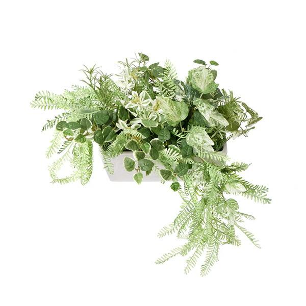 フェイクグリーン 観葉植物 人工観葉植物 造花 卓上 カウンター パーテーション ハツユキソウ ローズマリー プミラ 3個セット Low グリーン PRGR-1419 GREENPARK_4