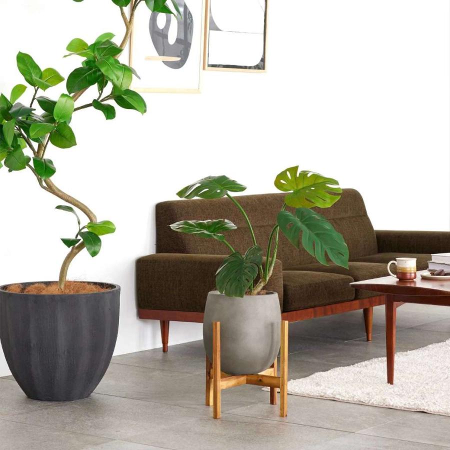 フェイクグリーン 観葉植物 人工観葉植物 造花 モンステラ エッグ
