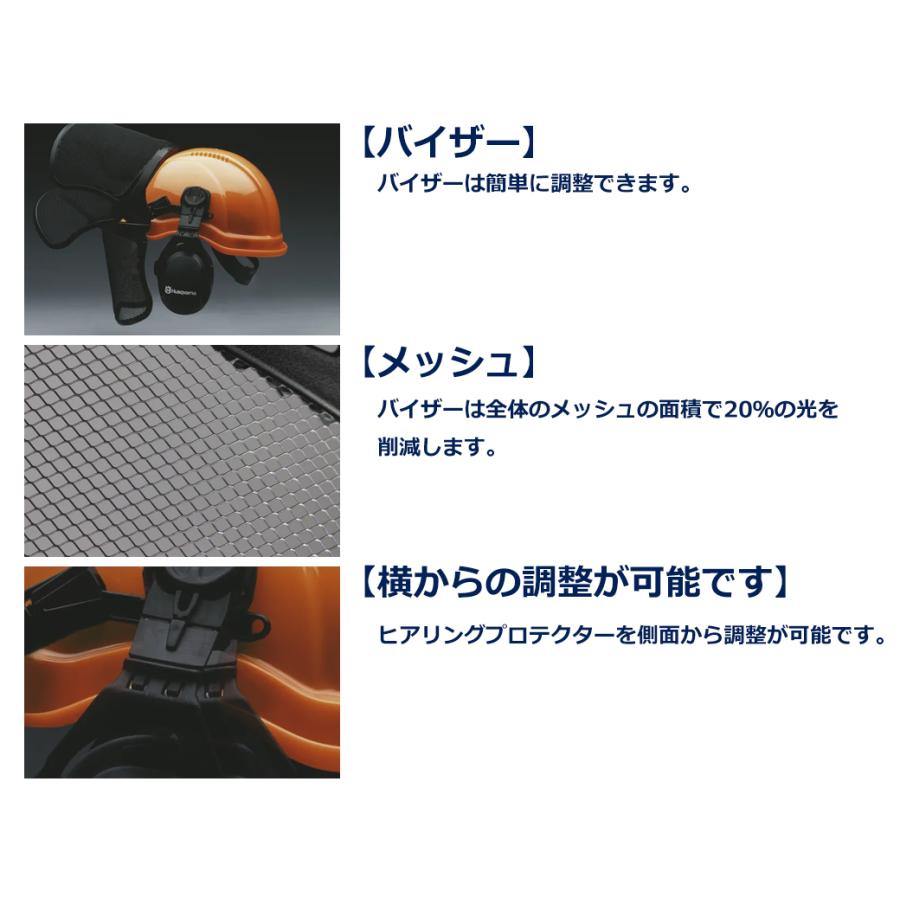 ハスクバーナ Forest Helmet FUNCTIONAL H5764-12401 飛来・落下物用 防護へルメット  Husqvarna (HD1240wY) ハスクバーナ Forest Helmet FUNCTIONAL H5764-12401 飛来・落下物用