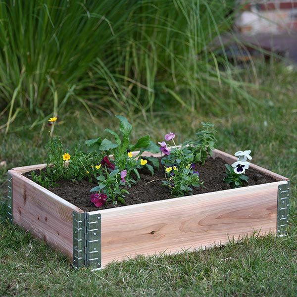 レイズドベッド ガーデン ボックス 800 ナチュラル 庭 家庭菜園 枠 花壇 園芸 畑 囲い フレーム 木製 日本国産 木材 高さcm Diy おしゃれ エープラスデザイン プランター