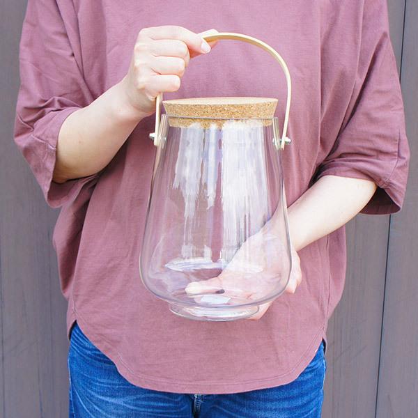 テラリウム ケース ガラス ポット スポットライト ハンドル付 cm 苔 多肉 瓶 電気 コケリウム 容器 観葉植物 コケ 多肉植物 寄せ植え シンプル ナチュラル Viewgarden 通販 Yahoo ショッピング