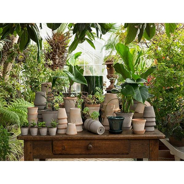 植木鉢 5号 素焼き テラコッタ 受け皿 セット おしゃれ かわいい 底穴あり ポット 直径16cm 深さ14cm 陶器 鉢植え イタリア製 バーグスポッター コペンハーゲン1_6