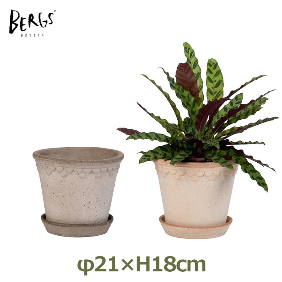 植木鉢 7号 素焼き テラコッタ 受け皿 セット おしゃれ かわいい 底穴