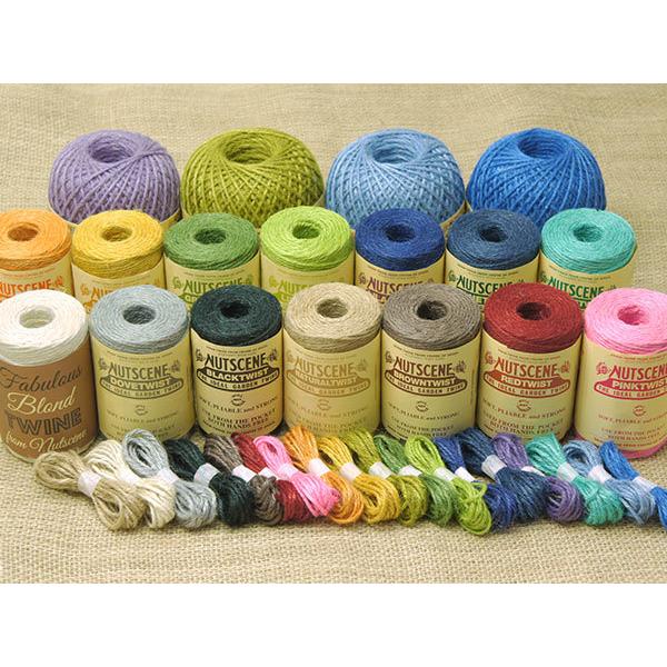 NUTSCENE（ナッツシーン） 麻ひも カラー お試し セット 約3m×8色