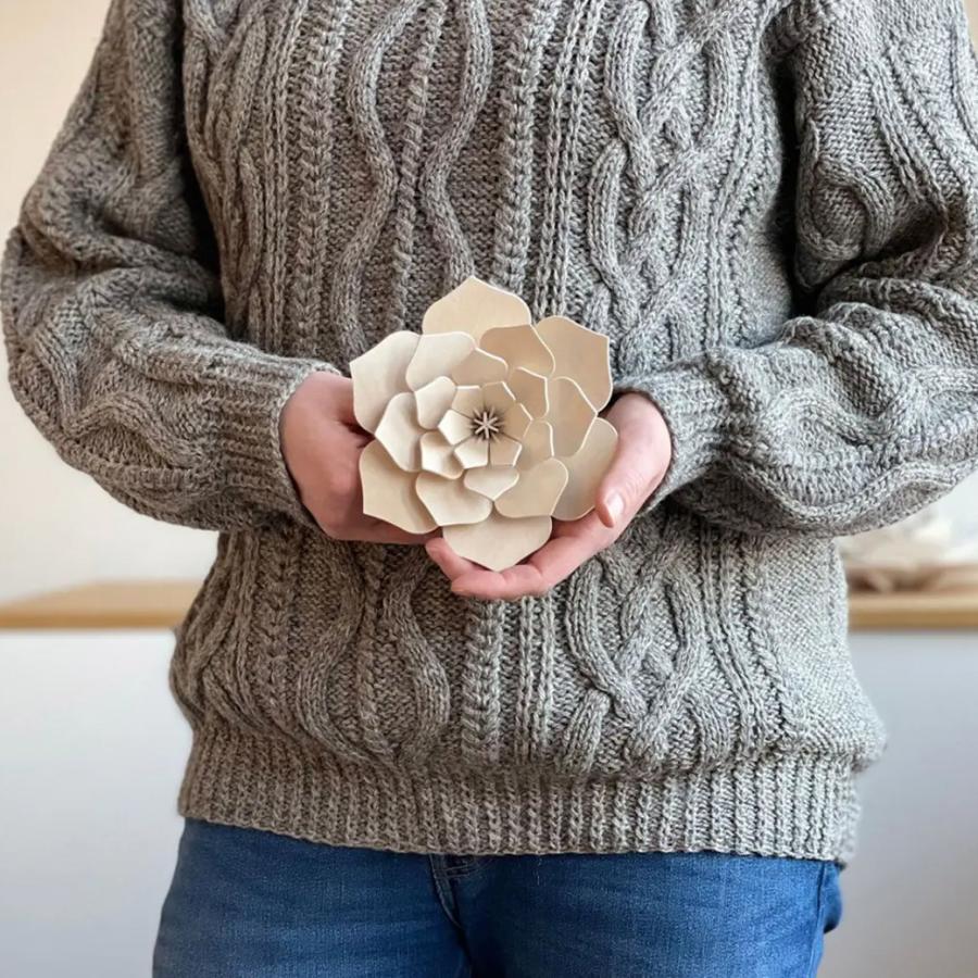 lovi（ロヴィ） 木製 インテリア 花 フラワー 15cm 北欧 白樺 雑貨