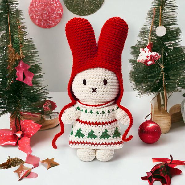 Miffy（ミッフィー） ぬいぐるみ 編みぐるみ グッズ 雑貨 JUST DUTCH