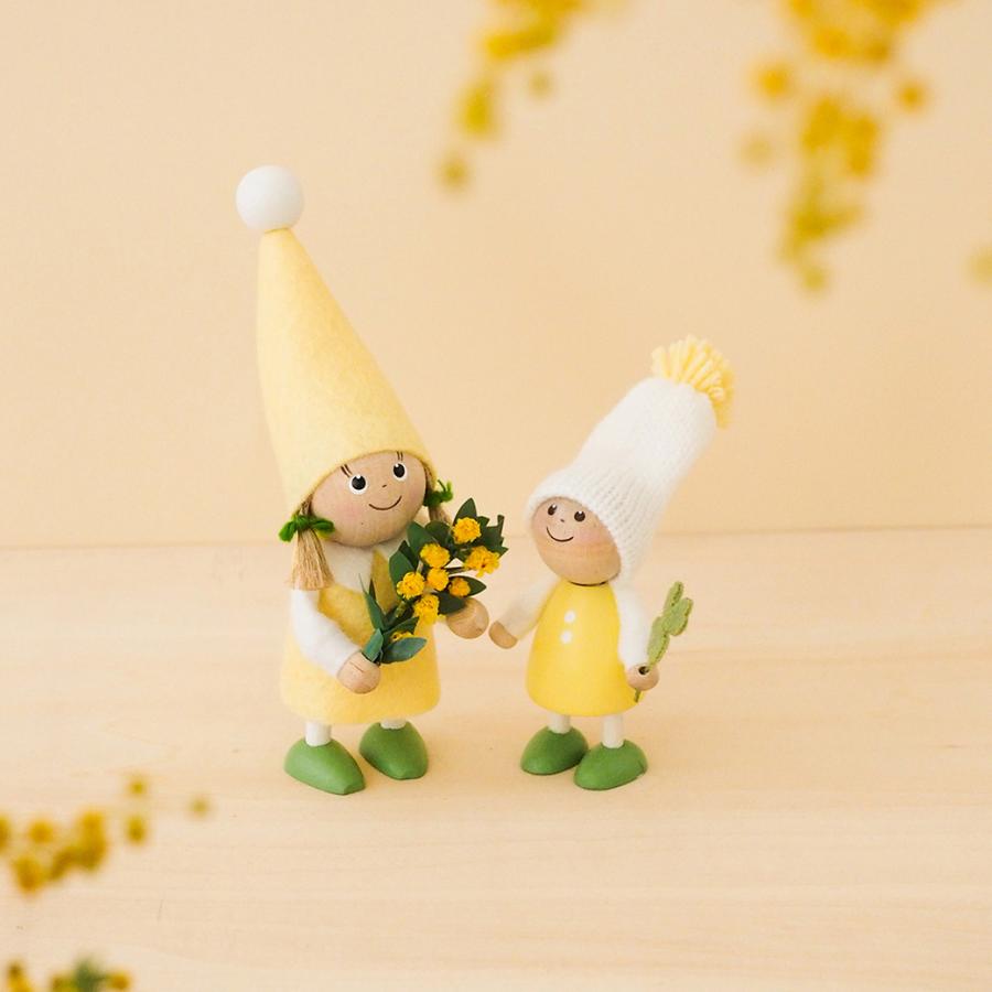 ノルディカニッセ ミモザ 女の子 黄色 イエロー 花 ニッセ NORDIKA