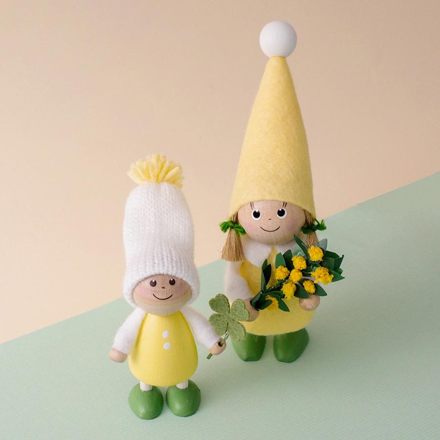 ノルディカニッセ ミモザ 女の子 黄色 イエロー 花 ニッセ NORDIKA