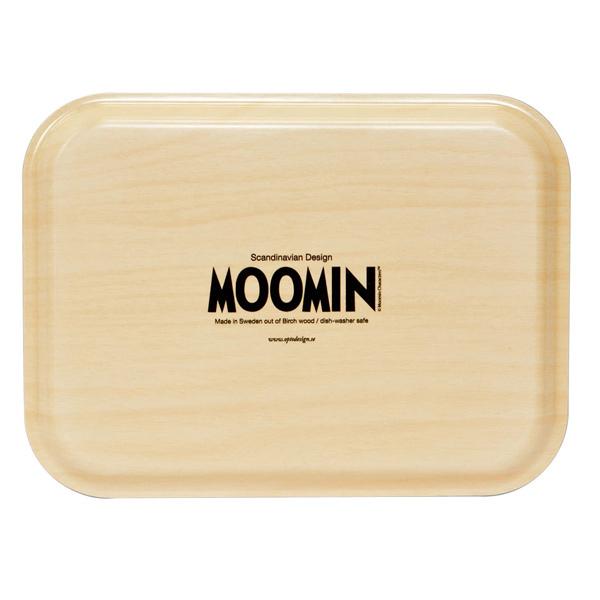 MOOMIN（ムーミン） トレー お盆 トレイ 木製 ファミリー グッズ 27cm