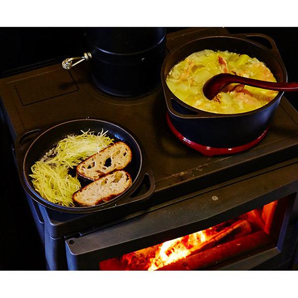 キャセロール ラウンド 20cm 両手鍋 深型 鍋 平鍋 ドイツ 鋳鉄 GUSSTO