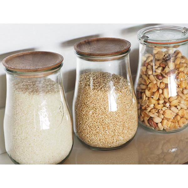 WECK（ウェック） チューリップシェイプ 1500ml WE-738 キャニスター