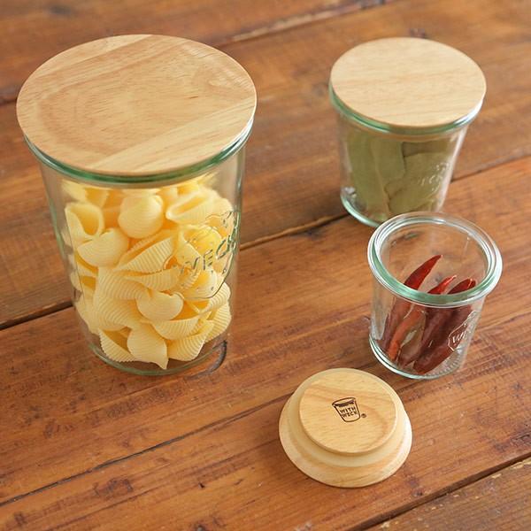 WECK（ウェック） フラット木のフタ S フタ 蓋 WW-023S キャニスター