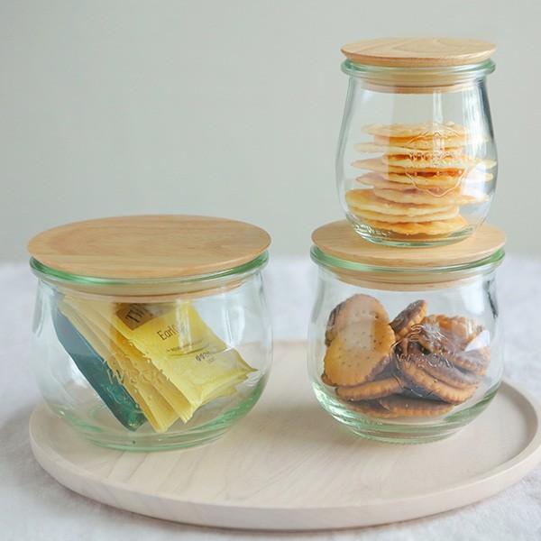 WECK（ウェック） フラット木のフタ S フタ 蓋 WW-023S キャニスター