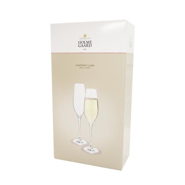 HOLMEGAARD ワイン グラス セット 2個 ペア 290ml シャンパン フルート