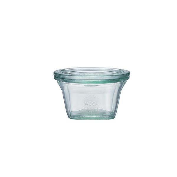 WECK（ウェック） クアドロ 290ml WE-768 キャニスター 煮沸密閉できる