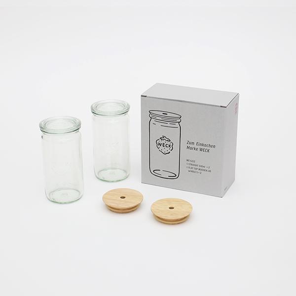 WECK（ウェック） weck giftbox ギフト ボックス ストレート 340ml 2個