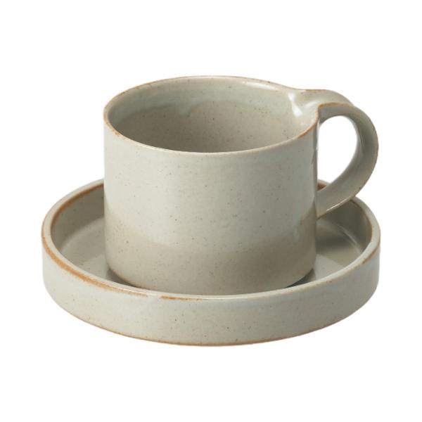 カップ ソーサー セット 皿付 モデラート moderato 磁器 グレー