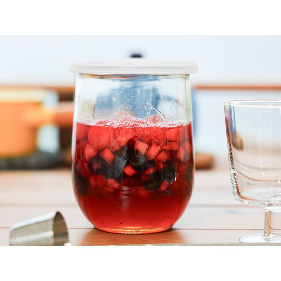 WECK（ウェック） ガラス 容器 チューリップ シェイプ 1000ml セット