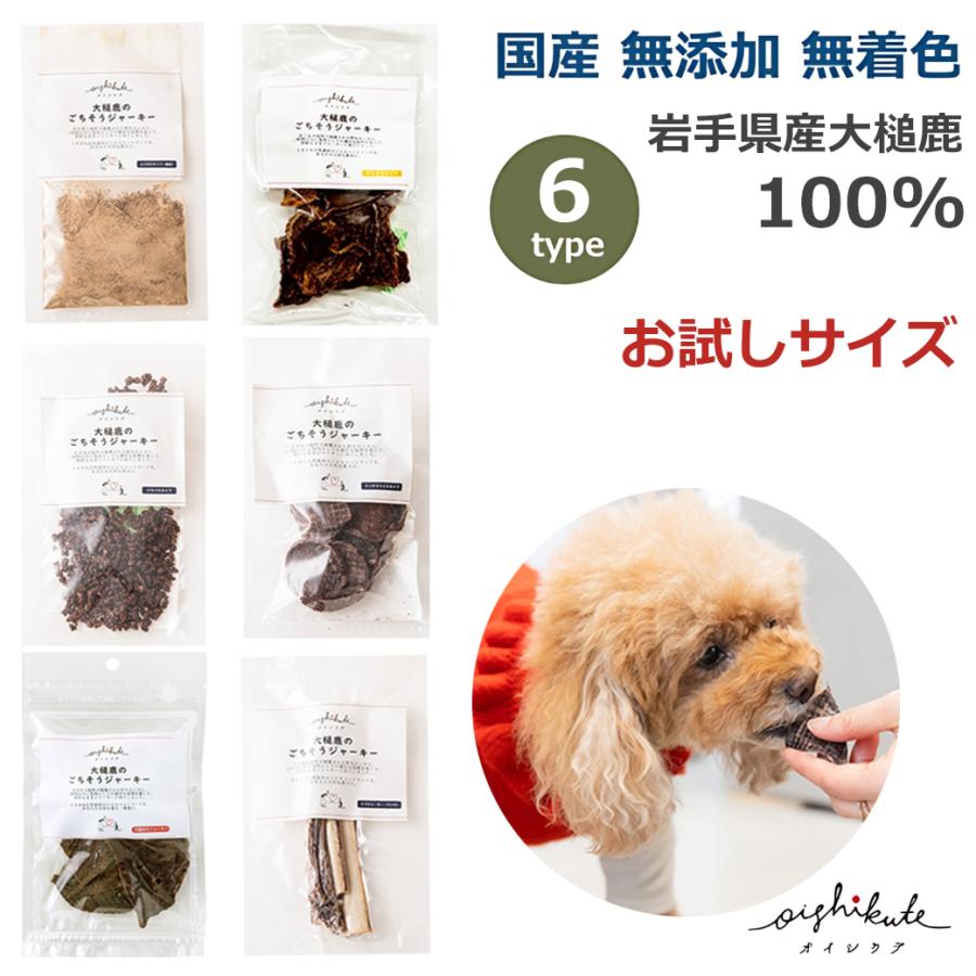 ビスケット ドッグフード お試し 20g 犬 おやつ 無添加 国産 鹿肉 100