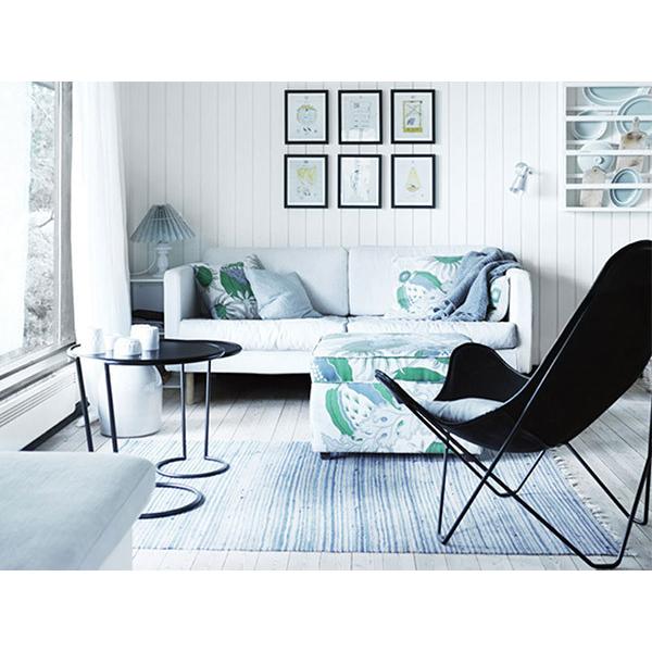 bkf バタフライチェア 黒 レザー