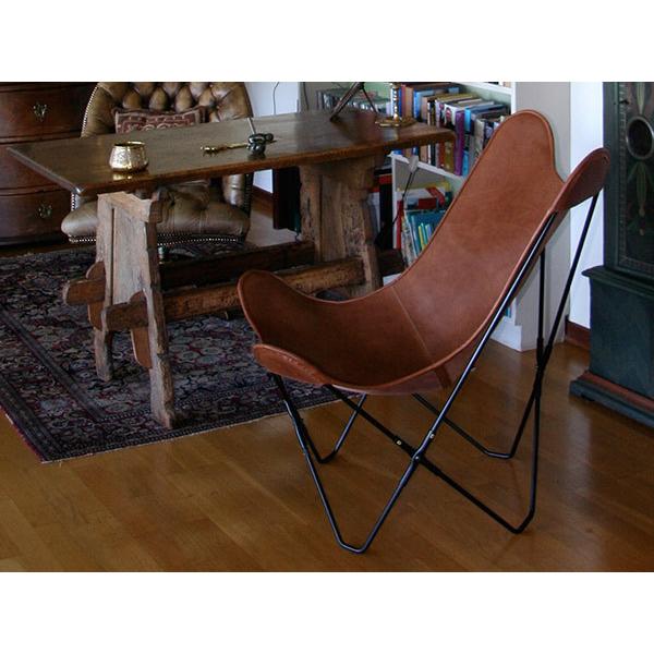 CUERO（クエロ） BKF バタフライ チェア レザー ブラック マリポサ 黒