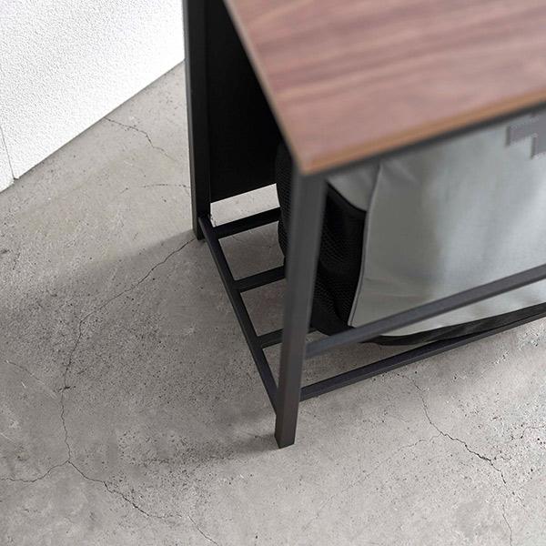 エントランスベンチ玄関フロア靴脱ぎ椅子手荷物一時置き曲木コンソール