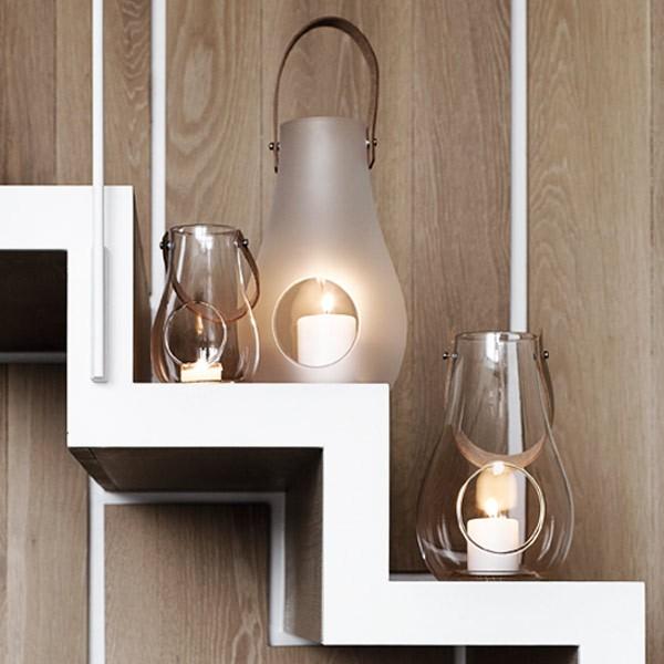 HOLMEGAARD ガラス ランタン キャンドル ろうそく クリア おしゃれ