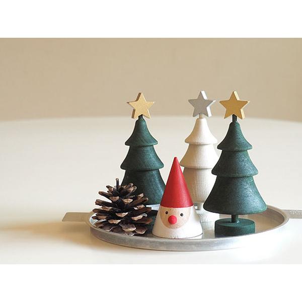 サンタクロース 木製 置物 北欧 オーナメント ラッセントレー 木の