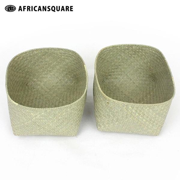 新品 フルナ入れ子すっぽり箱 正方形かご 収納 バスケット 【公式通販】