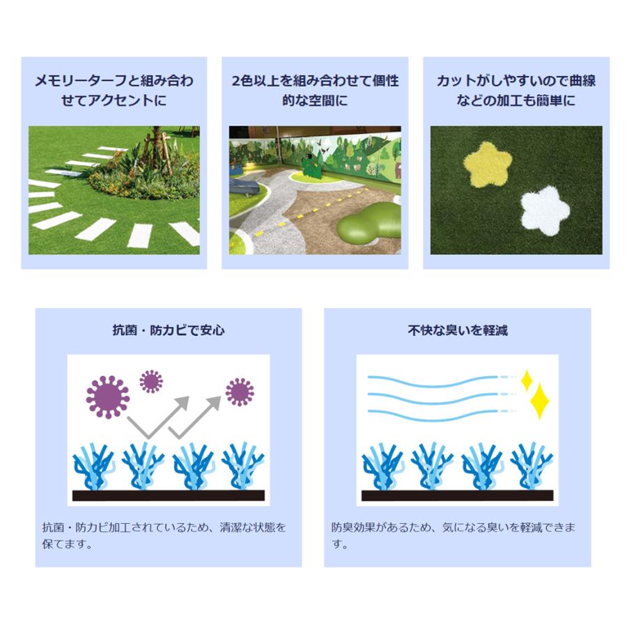 人工芝 カラー 全12色 1m×10m ビビット ターフ 芝丈28mm カラフル