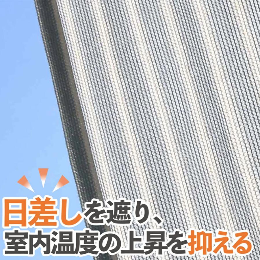 日よけ シェード 1m×2m オーニング 屋外 ベランダ テラス 風を通す