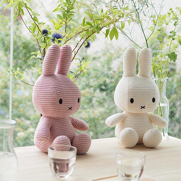 Miffy（ミッフィー） ぬいぐるみ グッズ 大人 コーデュロイ 33cm