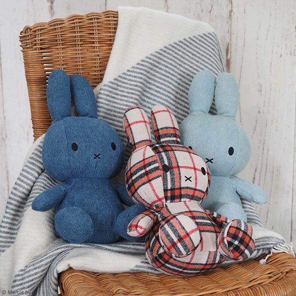 ミッフィースタイル　チェックシャツ　ミッフィー　ぬいぐるみ 2022年4月29日(金・祝)発売予定!miffy style限定 ミッフィーチェック