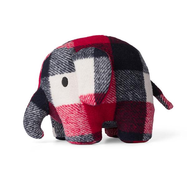 Miffy（ミッフィー） ぬいぐるみ エレファント チェック 柄 20cm