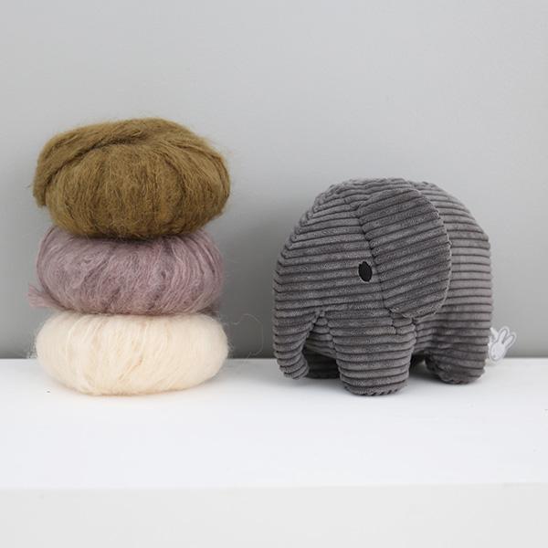 Miffy（ミッフィー） ぬいぐるみ エレファント 20cm コーデュロイ ぞう