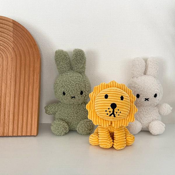 Miffy（ミッフィー） ぬいぐるみ ライオン 17cm コーデュロイ イエロー