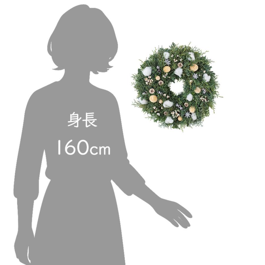 ☆北欧の森のホワイトリース 30cm（一年中飾れる木の実の贈り物） 購入