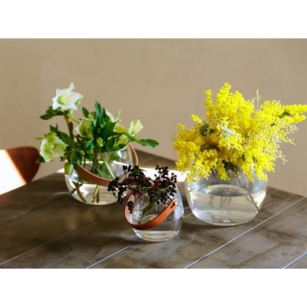 HOLMEGAARD ホルムガード フラワー ベース 花瓶 ガラス ポット 16cm 