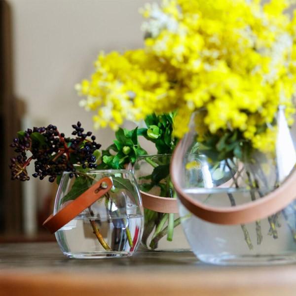 HOLMEGAARD ホルムガード フラワー ベース 花瓶 ガラス ポット 16cm 