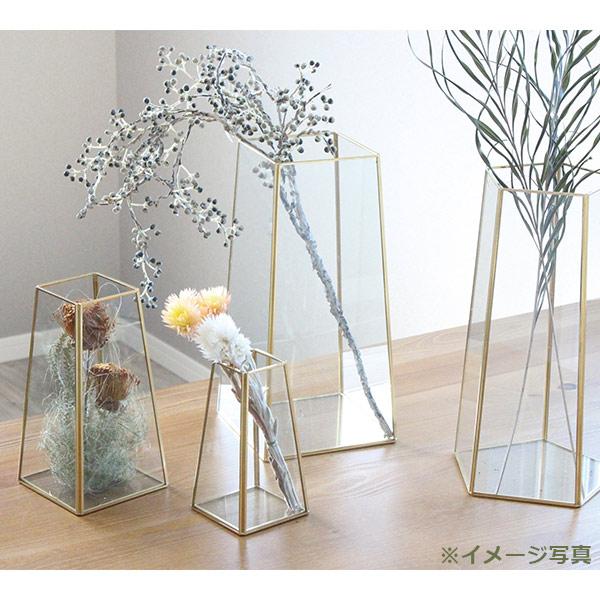 花瓶 おしゃれ ゴールド フラワーベース 小物入れ コレクションケース