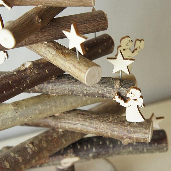 クリスマス ツリー 高さ30cm 飾り 卓上 おしゃれ 北欧 木製 シンプル